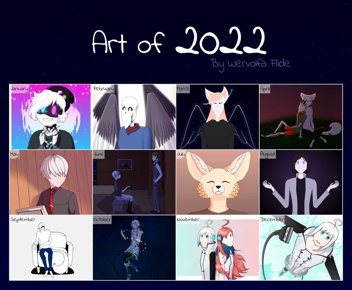WervolfaF's tweet photo. Since it's the last day of year it's time to post this thing 

I don't know what tags to put here https://t.co/FeXqHFM3yC
