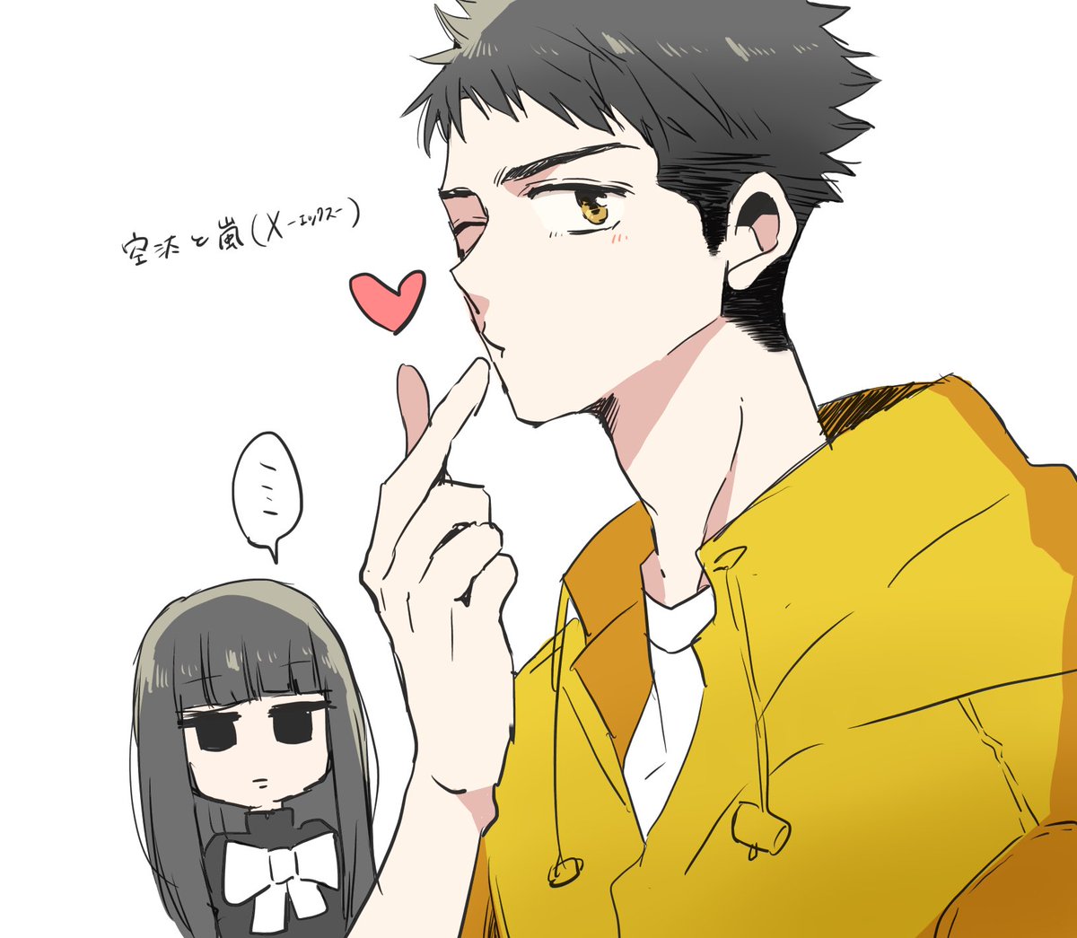 「意外とメンズも描いてた。桐生さん/空汰/糸色先生/真島さん 」|櫻田 円のイラスト