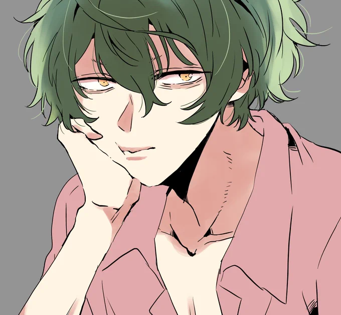 意外とメンズも描いてた。桐生さん/空汰/糸色先生/真島さん 