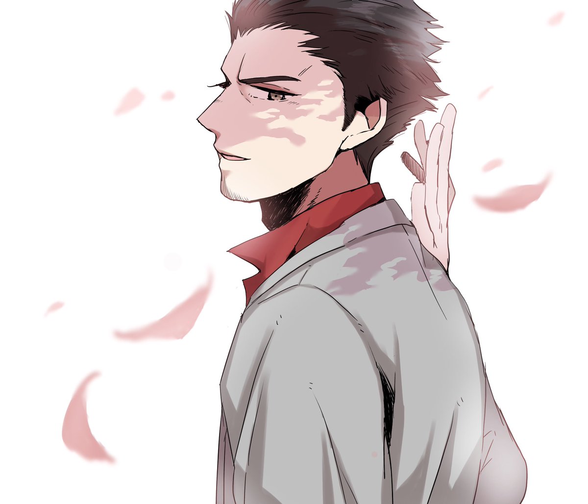 「意外とメンズも描いてた。桐生さん/空汰/糸色先生/真島さん 」|櫻田 円のイラスト