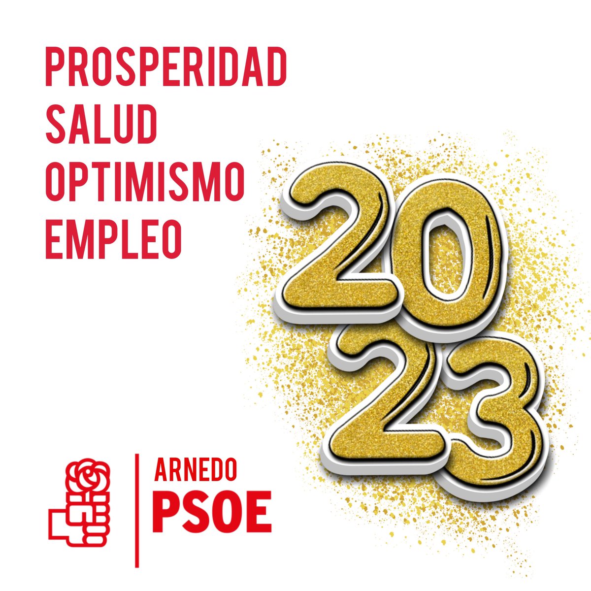 🍇🕛Os deseamos para este nuevo año Prosperidad, Salud, Optimismo y Empleo. 

Un 2023 en el que continuar sintiendo orgullo por Arnedo y los arnedanos. ¡Feliz año nuevo!