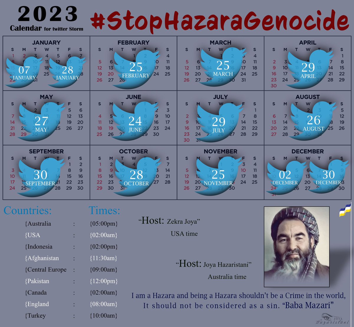 DhkryJwya's tweet photo. Let’s keep going and stay positive! Put this down as a reminder and join us please! Together, stronger!                  #StopHazaraGenocide https://t.co/VyBlkZGW9q