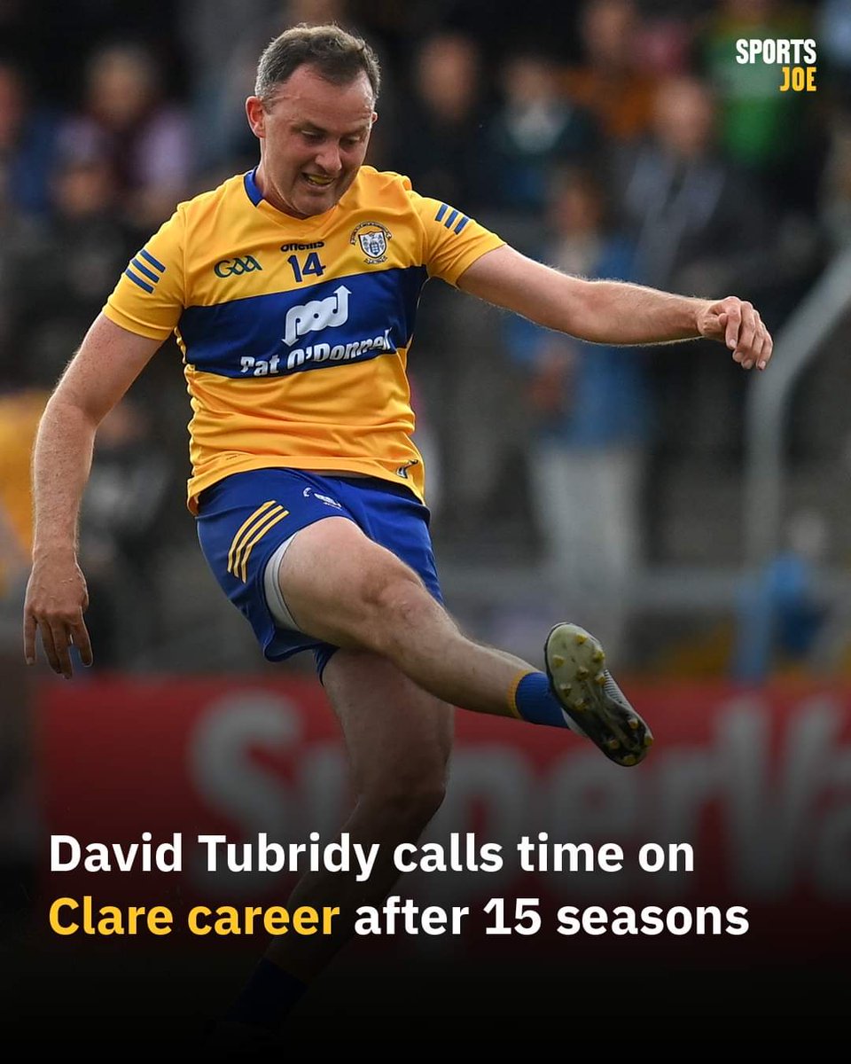 With 22-241, David Tubridy retires with the honour of being the highest scorer in National Football League history 👏 @GaaClare @davidtubs