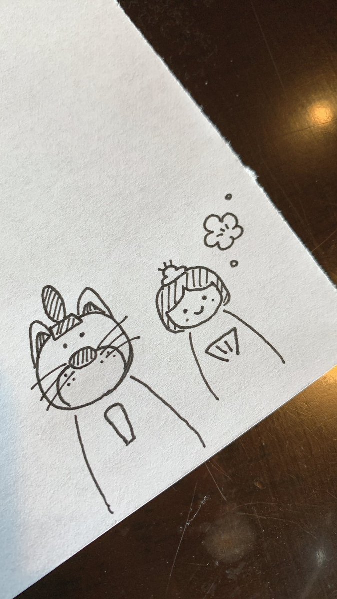 oranges_mi's tweet photo. 🎵振り返り②🎵

今年もPENNYLANEさん(@BAR_PENNYLANE )には大変お世話になりました!
今年私がセトリの紙に書いたPENNYLANEの猫ちゃんです🐱

来年もたくさん描けますように✨ https://t.co/xqxyoF00ds