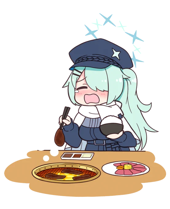 フリー素材です。透過しています。人の金で焼肉を食べる時などにご利用ください。 
