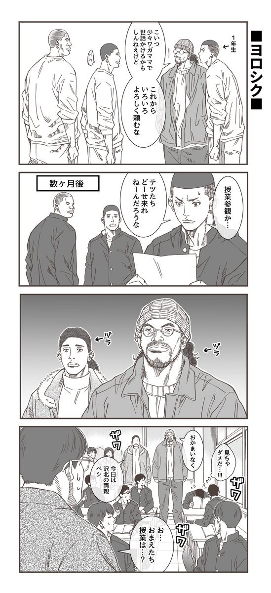 2022年描いたSLAM DUNK二次創作漫画マイベスト4選!
※いいね、閲覧数などは関係なし。

■【例の】陵南との練習試合アポ取り(田岡先生と安西先生)
■花道君と楓君
■ヨロシク(河田&深津&沢北)
■落とし物(桜木軍団)

1年通して沢山の方に見て頂いて有難うございました。 