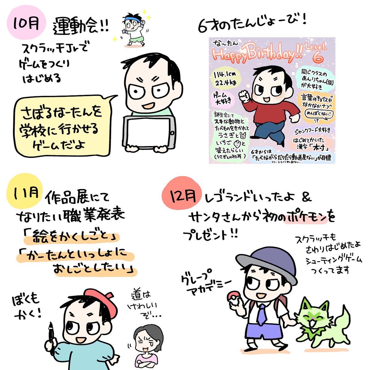 2022年もお世話になりました!!(2枚目に続く)
#育児漫画 #育児日記 #なーたん育児記録 #男の子ママ  #ほぼにちなーたん #2016oct_baby 