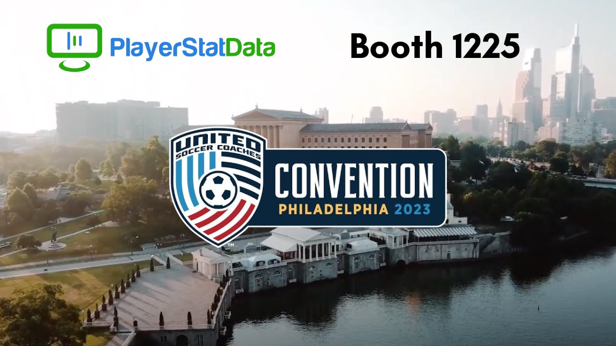 PlayerStatData's tweet photo. At #PHL23 we finally bring our revolutionary #youthplayerdevelopment data platform to the @UnitedCoaches Convention.
1000s of 🇺🇸 clubs & their staff will see the impact our data platform can have on their players' pathways.
Come say hello at Booth 1225 in the Exhibitor Hall. https://t.co/WQqqxxzCnH