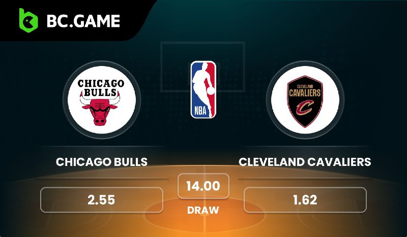 NBA&#127936;

The Chicago Bulls take on the Cleveland Cavaliers in the &#128465;️

&#128073;Place your bet now: 

   #Indiana Pacers