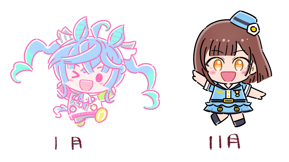 ツインターボ(ウマ娘) 「今年は意図的に「目を超簡単にする・淡く塗る」という描き方をやっていた。10月くら」|たかのあつのりのイラスト