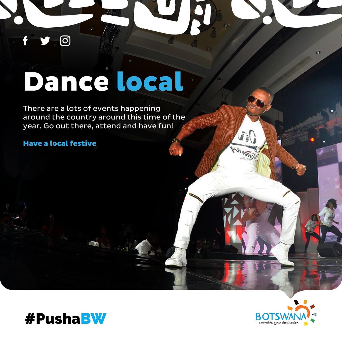 OfficialBrandBW's tweet image. Go out there and experience the best of local entertainment.

#Dancelocal #PushaBW