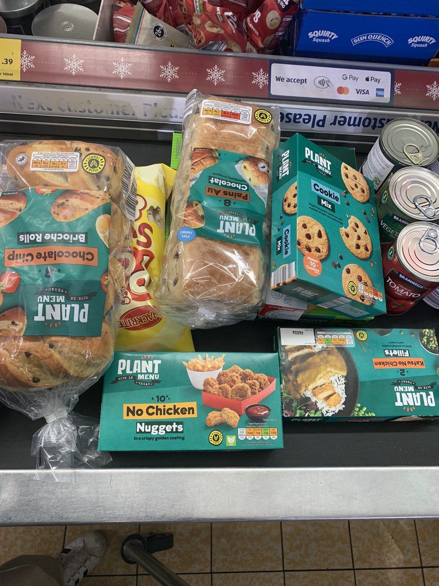 All vegan from Aldi! 👏 #aldi #aldiuk #Veganuary