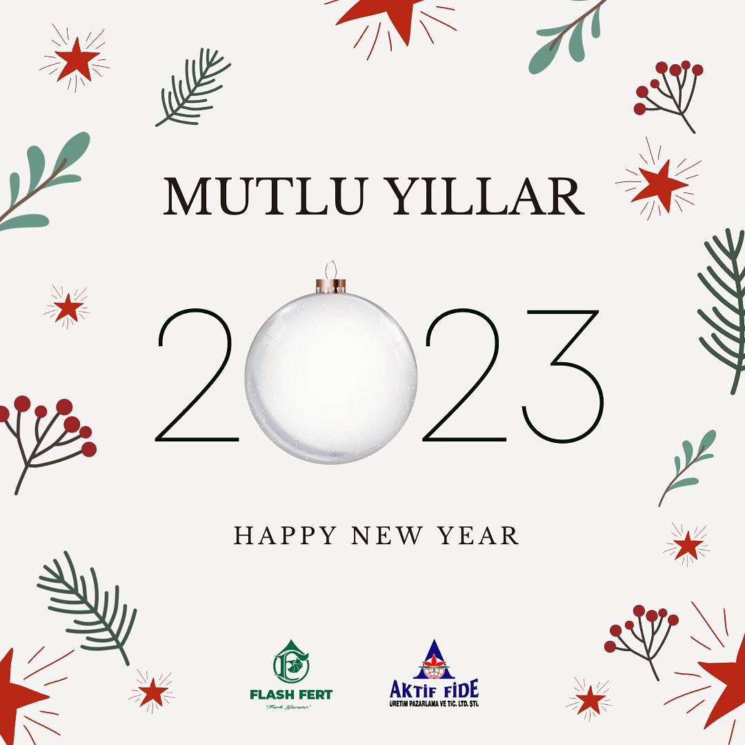Hoşgeldin 2023 🎉 Yeni yılın sağlık mutluluk ve bereket getirmesini dileriz 🌼💐 

#MutluYıllar #HappyNewYear #welcome2023 #hoşgeldin2023