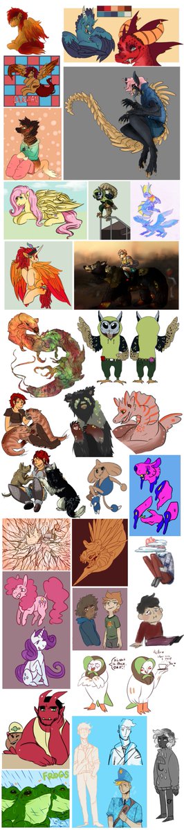 BasicCreeps's tweet photo. 2007-2017 large art dump ✨ https://t.co/bzBTuuwWow