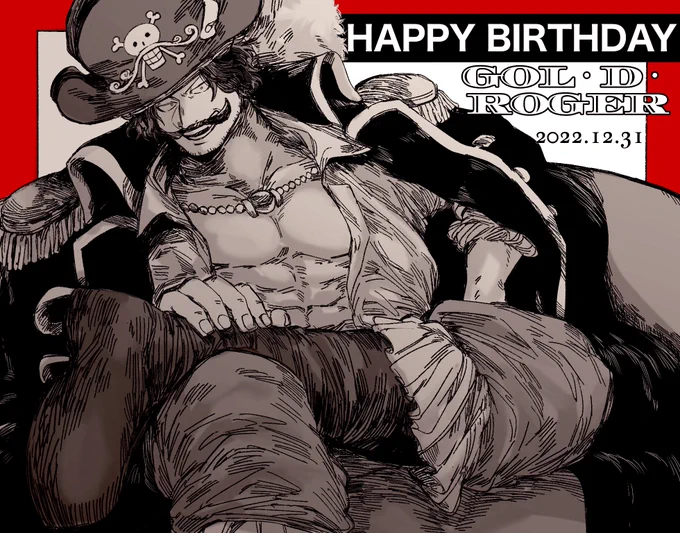 ロジャ〜誕生日おめでとう🎊🏴‍☠️ 