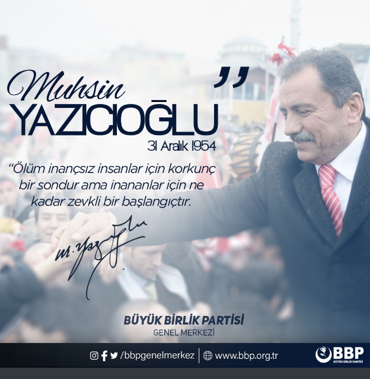 OyaEren10's tweet photo. Şehit Liderimizi,
dünyaya gelişinin yıldönümünde, rahmetle ve özlemle anıyoruz. Mekanı cennet olsun. 
#MuhsinBaşkan68Yaşında https://t.co/PWqPwR4wVN