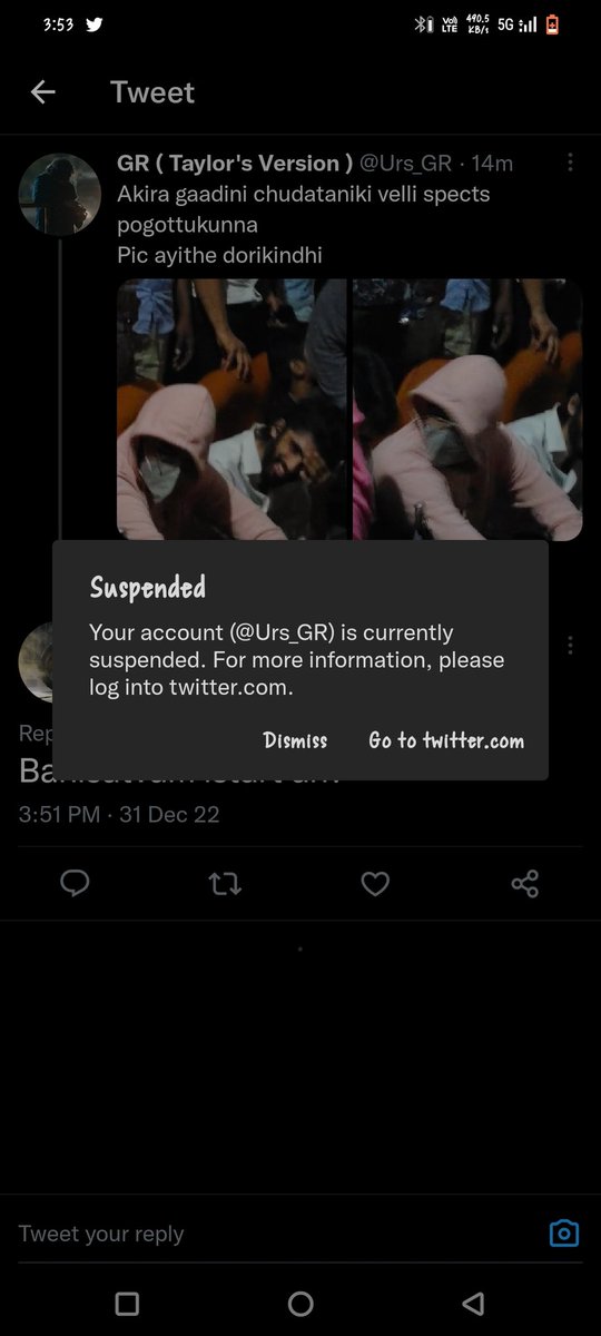 UrsGr_Backup's tweet photo. Bye ra @Urs_GR 😭🤣🤣🤣🤣 https://t.co/9T0WjxkERn
