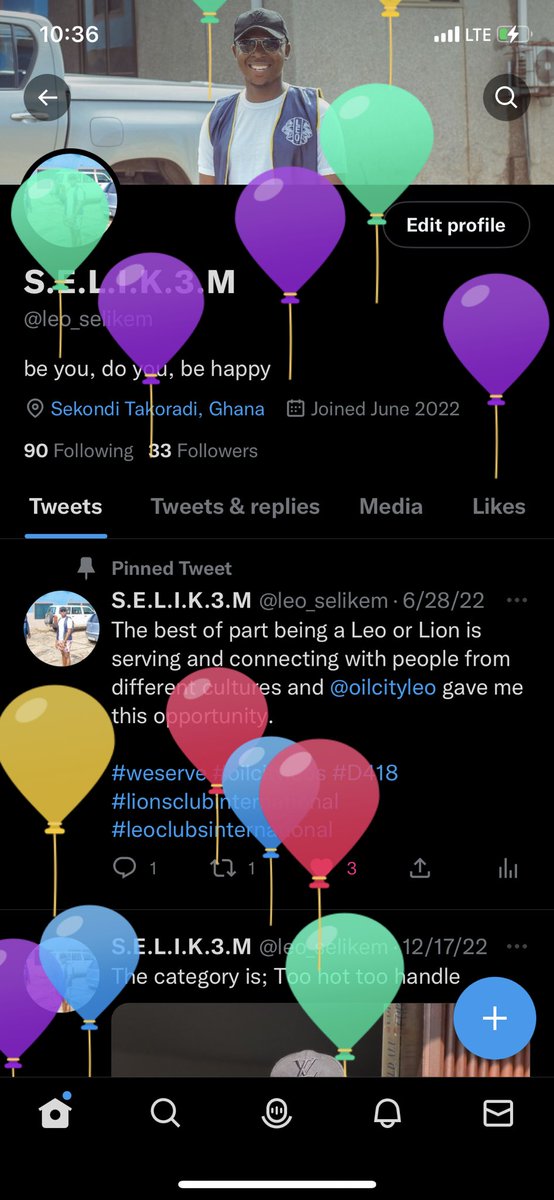 Got balloons 🥂🥂