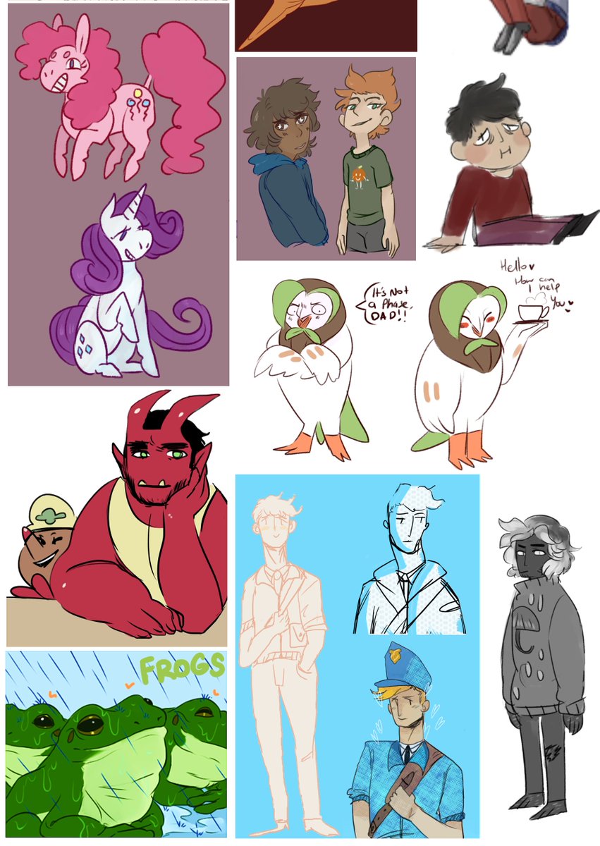 BasicCreeps's tweet photo. 2007-2017 large art dump ✨ https://t.co/bzBTuuwWow