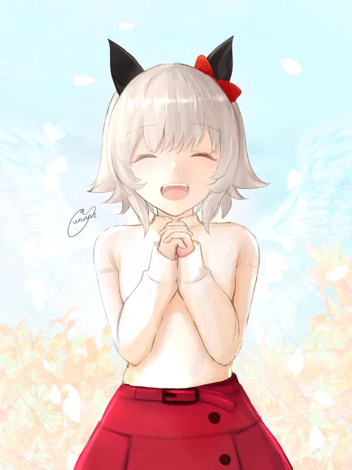 #ウマ娘#カレンチャン「今年もお世話になりました。 来年もどうぞよろしくね」 