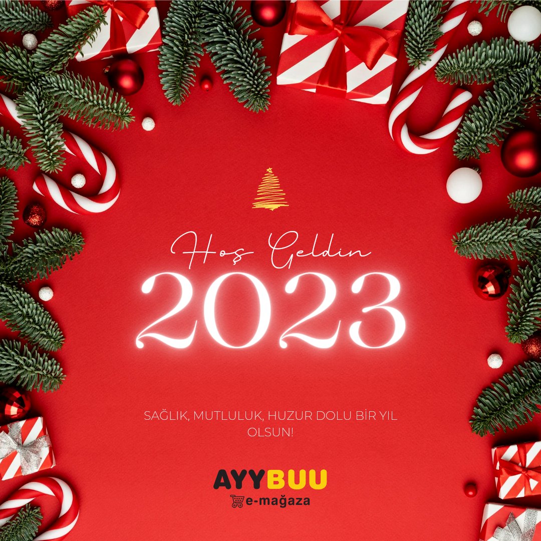 AYY_BUU's tweet photo. Yeni yılınızı en içten dileklerimizle kutlar, yeni yılın sağlık, mutluluk, huzur ve başarı getirmesini dileriz...

#2023 #yeniyıl #happynewyear https://t.co/usMdFHpRhI