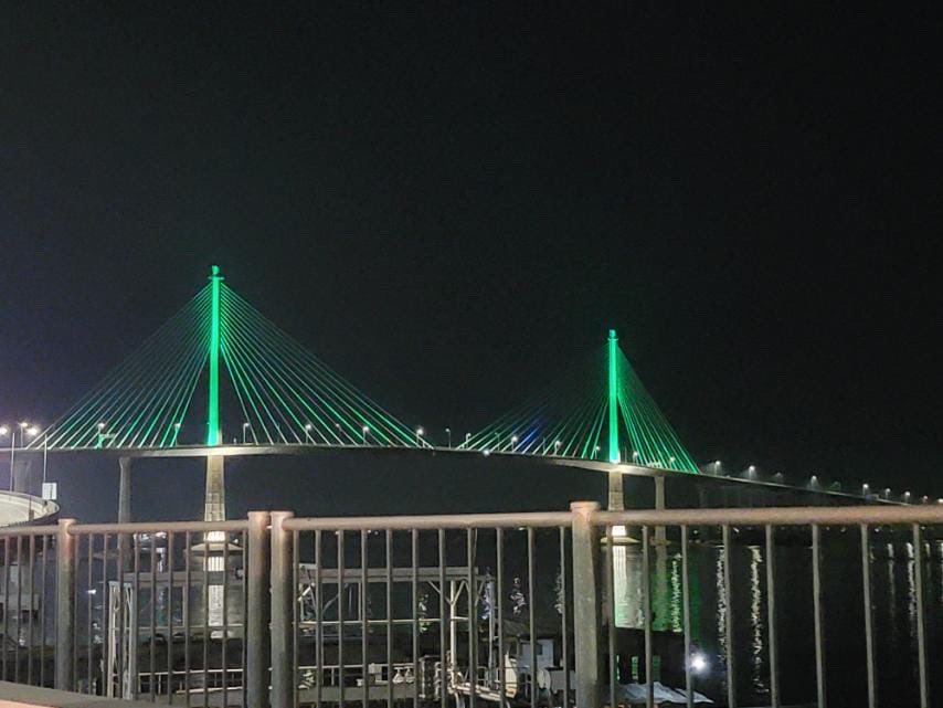 johnlucas62's tweet photo. A New Year light display to watch out for. The MPIC Cebu-Cordova Bridge. Countdown starts at 12 midnight. #HappyNewYear https://t.co/IDCVFwdehd