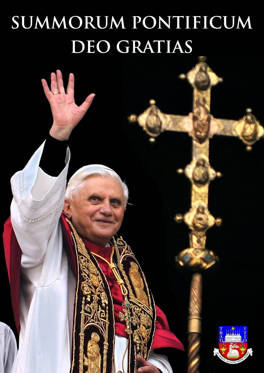 UnaVoceSevilla's tweet image. ¡Eternamente agradecidos!
#BenedictoXVI #MisaTradicional
