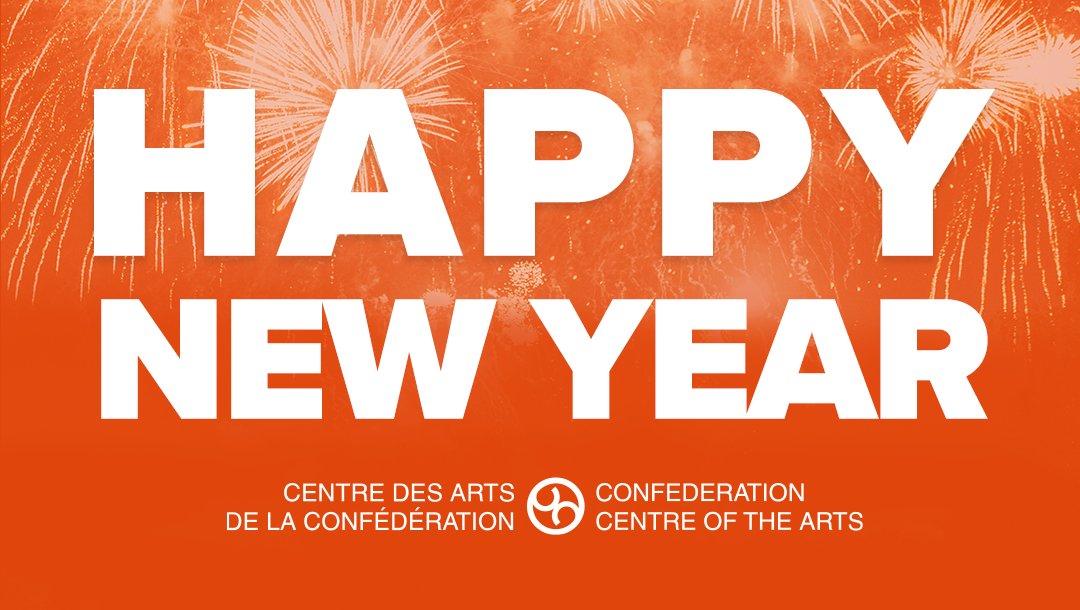 Happy New Year from all of us at Confederation Centre of the Arts! ✨