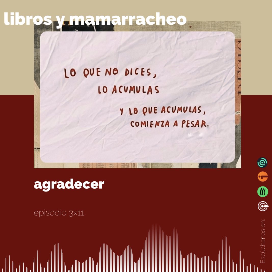 LMamarracheo's tweet photo. ✨¡Último episodio del año y de la temporada! ✨
Millones de libros, editoriales que adoramos, recomendaciones, podcasts amigos y alguna crítica a los (pocos) señoros leídos este año.
AGRADECIDAS.
Con amor, pa todes vosotres.
¡Felizzzzzzz año!🤍
#podcast #librosymamarracheo https://t.co/NyFFGVU76k