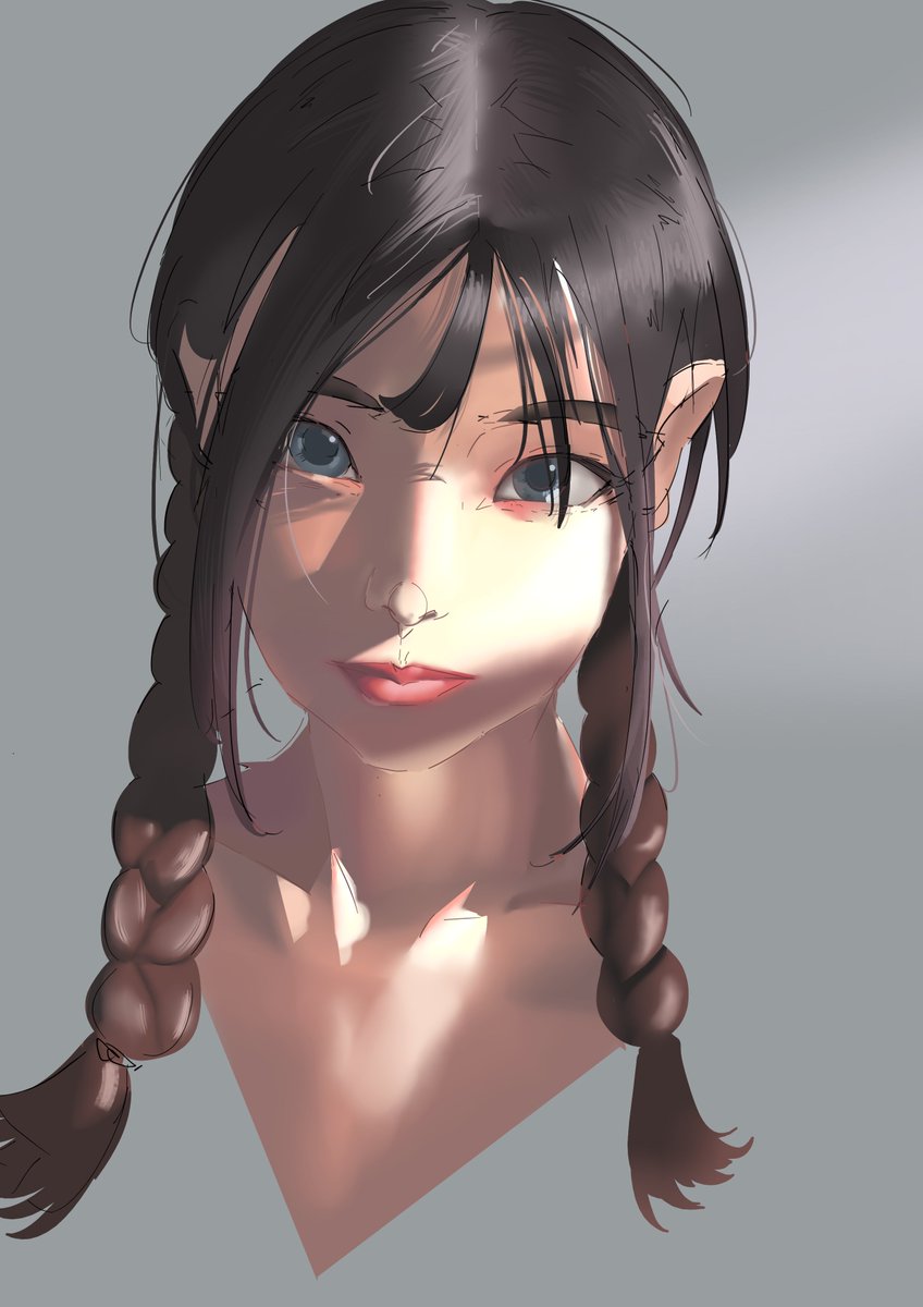 cinnamaldehyd's tweet photo. Thought I'd cap off 2022 with some studies I'm super happy with! 

Painting 1 was a study of Sakura Miyawaki💜
In painting 2, I wanted to push my lighting as far as I could😵‍💫.   

Happy New Year everyone, here's to an exciting 2023!!

#digitalart #illustration https://t.co/JscB09xItr