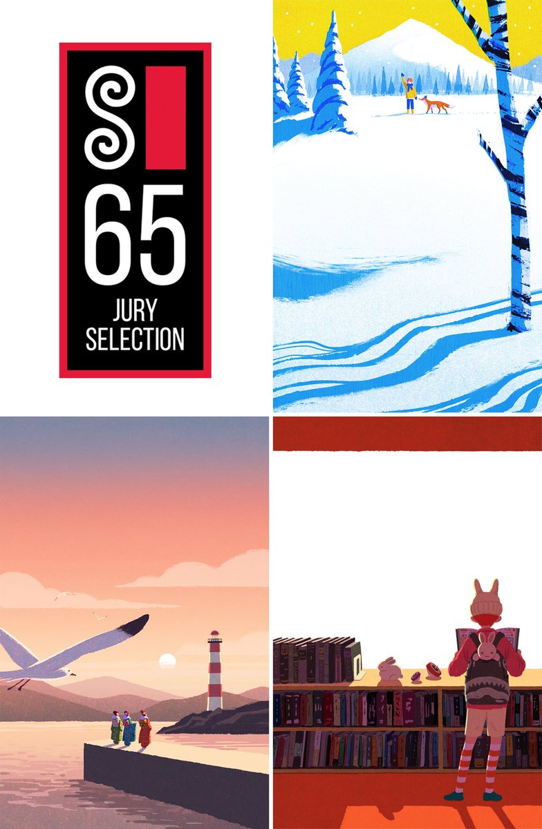 おかげさまで今年もイラストの仕事をつづけられています。Society of Illustrators 65 @soi128 というアメリカのコンペで2つのシリーズが入選してました。来年もくさらずにがんばりますー 
