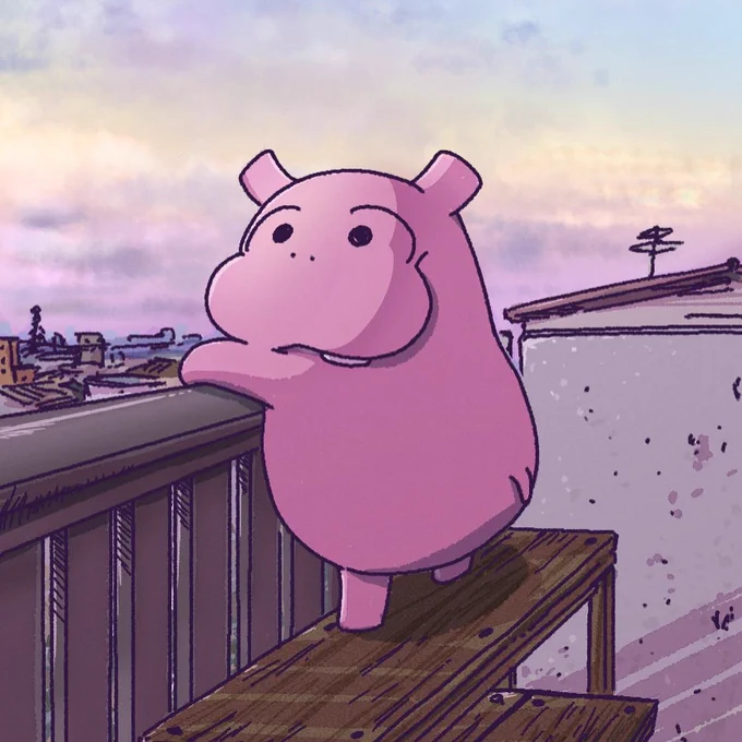 今年描いたお気に入りのカバさん4枚です!来年もたくさん色んなカバさんを描きたいと思っていますので、よろしくお願いします#カバ #かば #イラスト #2022年自分が選ぶ今年の4枚 