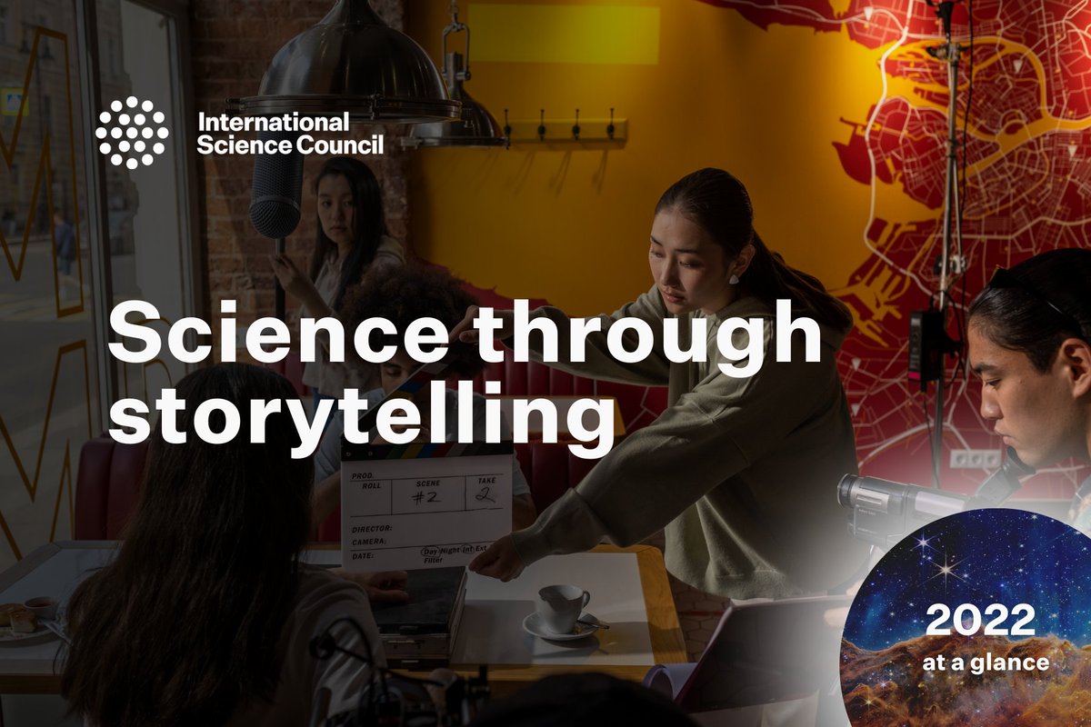 ISC's tweet photo. Our #UnlockingScience series saw new videos and multimedia stories added in 2022, followed by seven  films on social transformations to sustainability.

🎬 They were featured at @ESOF_eu and @WorldSciForum and can be accessed for free here: https://t.co/wsOdzMOxad https://t.co/vBlle9gRKK