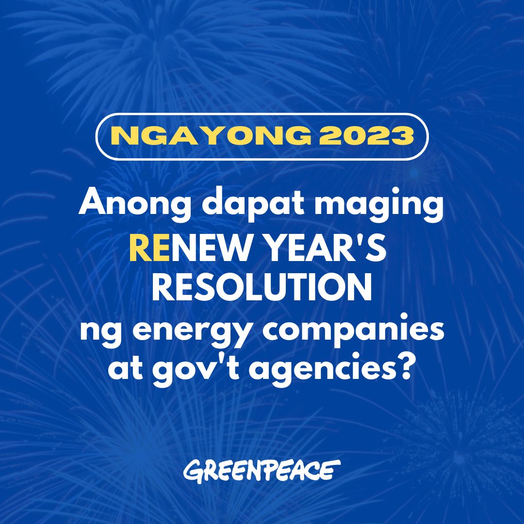 gpph's tweet photo. Cleaner air? Cheaper electricity? Less carbon emissions?

2022 saw a lot of stepping back from renewables and towards dirty energy. 🙅‍♂️ What do you want to manifest for our energy sector this #2023?

#RENewYear https://t.co/88nWe6jdXm