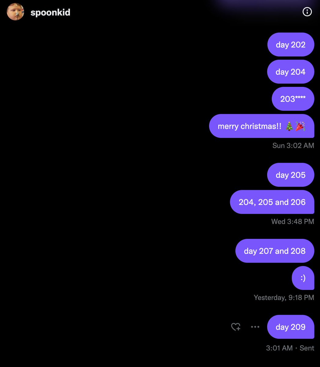 messaging spoonkid on the daily tweet media