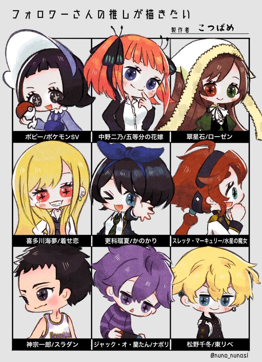 今月描いた絵
人物たくさん描いたね 