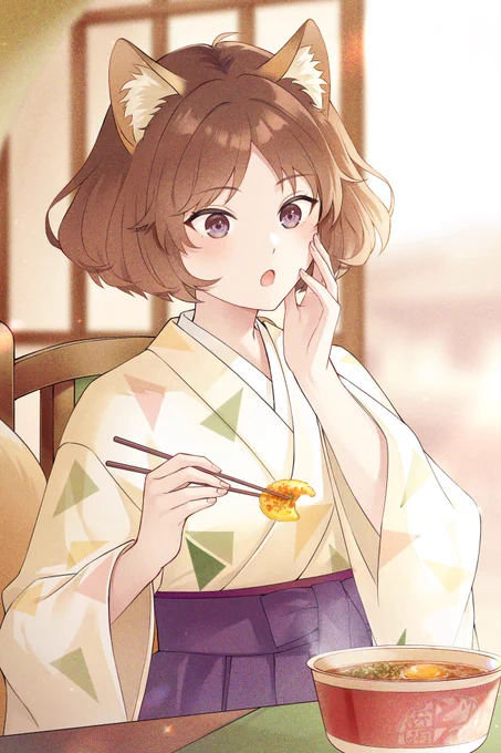 どんぎつねさんで描き納め 