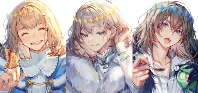 今年の4枚!!!!!オベロンとお仕事の絵 