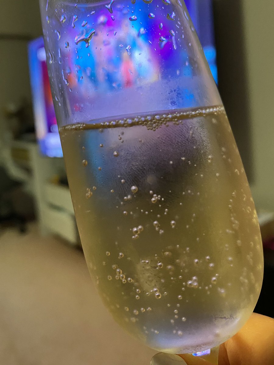 Cheers and Happy New Year to you and your 🥂