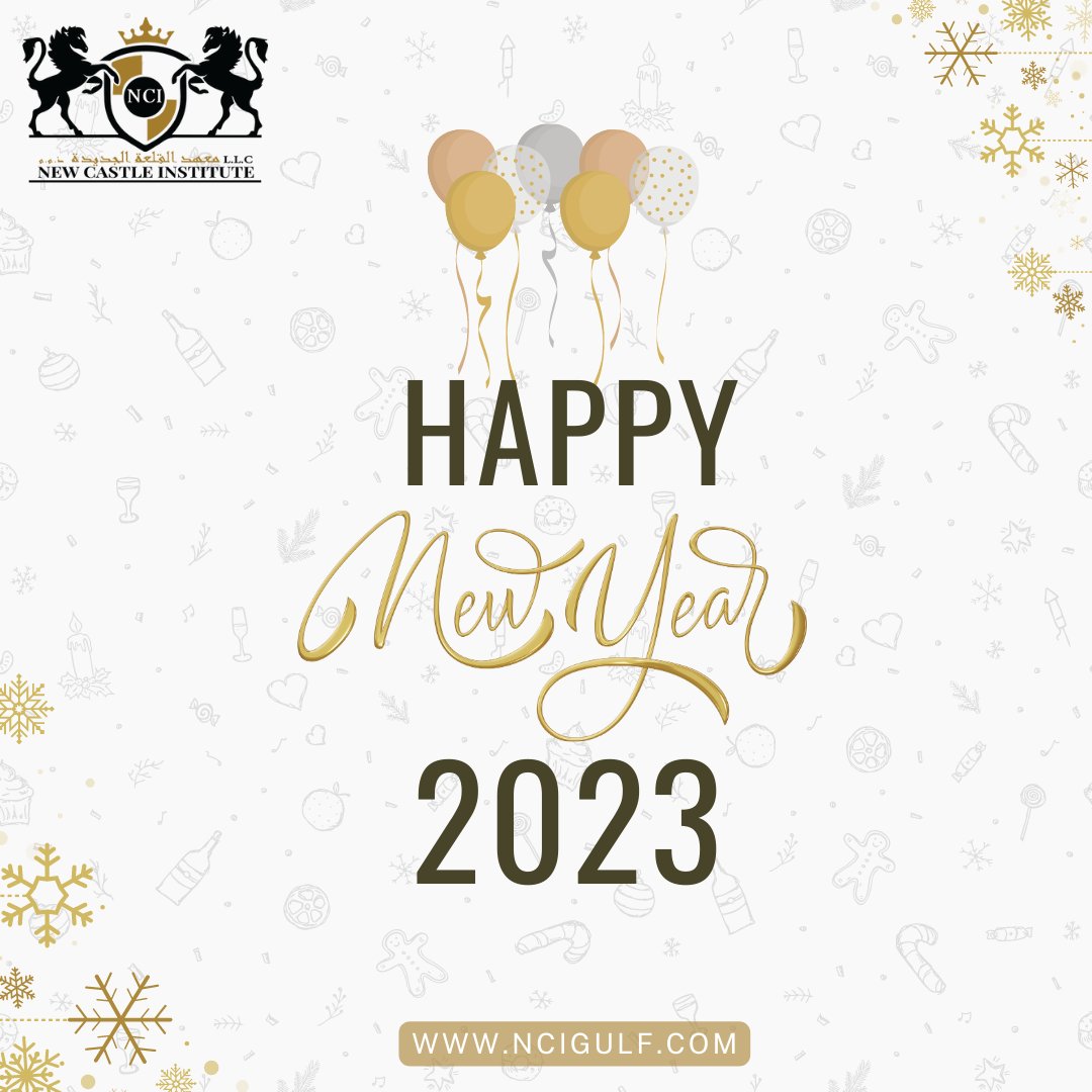 We are wishing you and your family a Happy New Year with the hope that you will have many blessings in the year to come.
HAPPY NEW YEAR 2023 🎉🎉🎉
✅ Call/Whatsapp : +971 6 5101830 | +971 52 903 8670
#Ncigulfsharjah #Happynewyear  #Happynewyear2023 #Ncigulf #Newyear #Ielts #Dxb