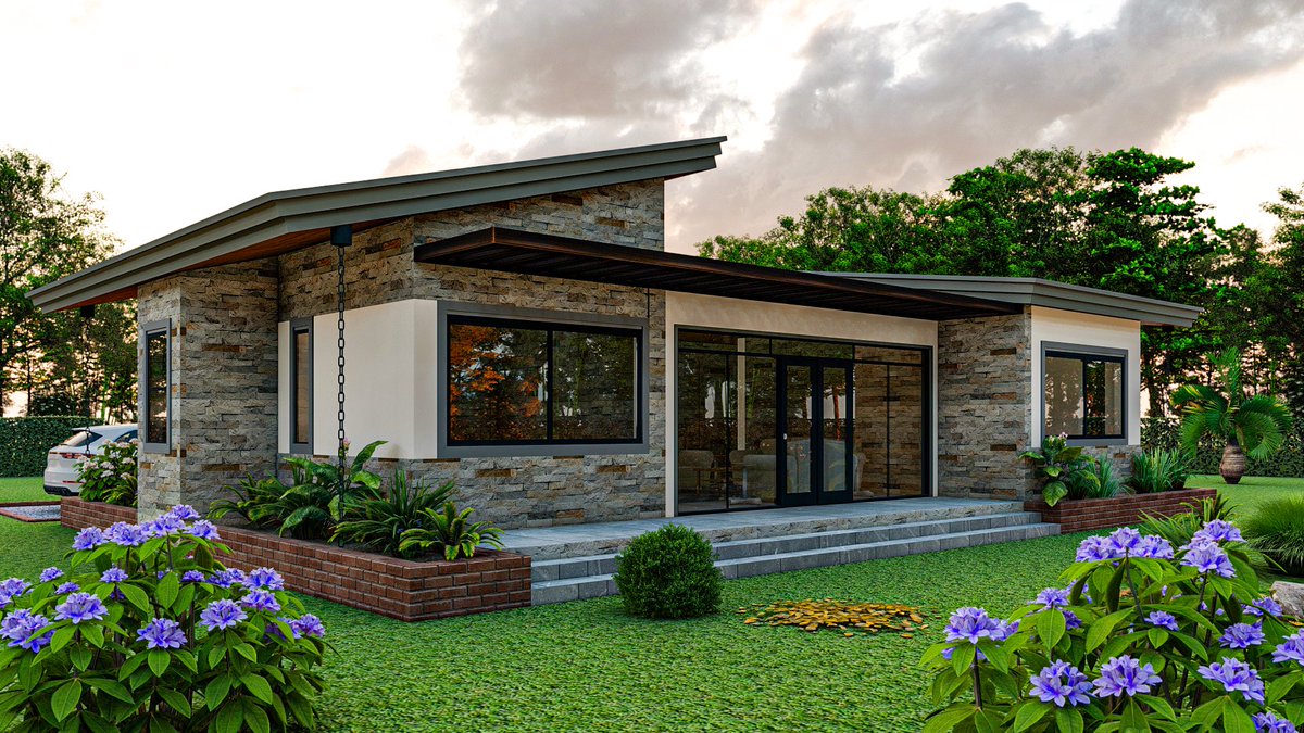 HouseDesignsKe's tweet photo. This is a 156sqm 3 Bedroom Bungalow. 

Projected Cost: 5.5Million Kenya Shillings. 
 - Spacious Dining &amp; Living spaces
- Kitchen with Pantry 
- Master Bedroom has en-suite facilities. https://t.co/dD4AmPikPw