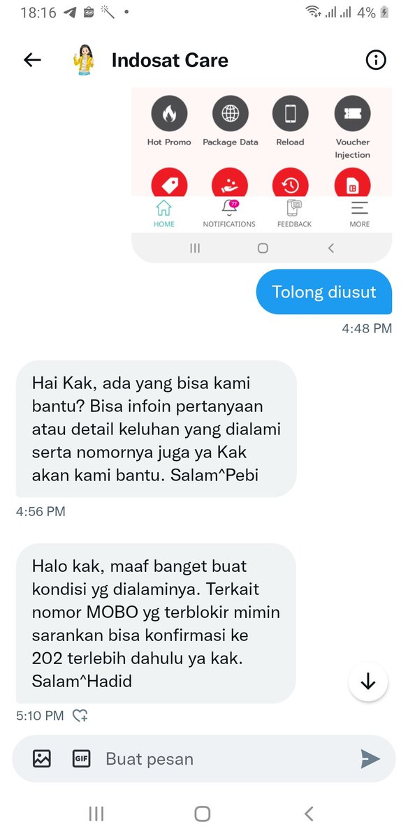 Bonasshield's tweet photo. @IndosatCare Hati hati jangan terlalu banyak isi saldo indosat karena khawatir maenya blokir sepihak dan sudah hub pihak terkait belum ada solisi @kemkominfo @ojkindonesia https://t.co/XKNwVvFe06