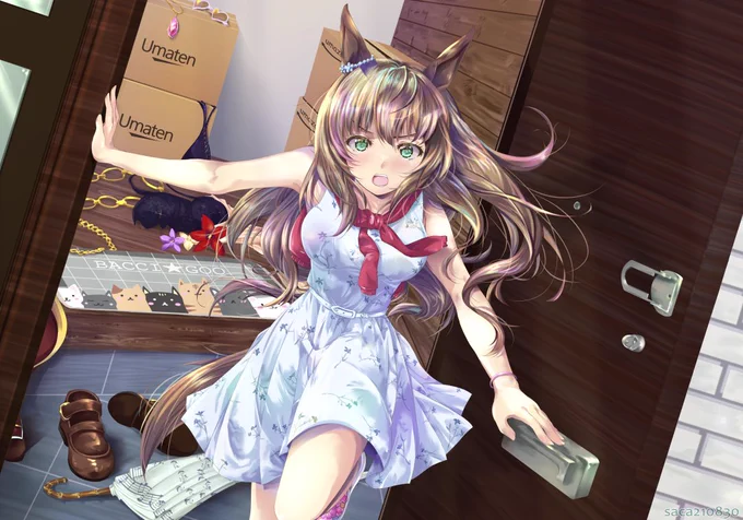 明けましておめでとうございます!昨年はTwitter開設に同人デビューと新しいことを始めた年でしたが、今年も好きなことに夢中で取り組んで参ります。皆さま本年もよろしくお願いいたします。PS. 今年はこの二人の何かを描きたいです。#ウマ娘 #スーパークリーク #マルゼンスキー 