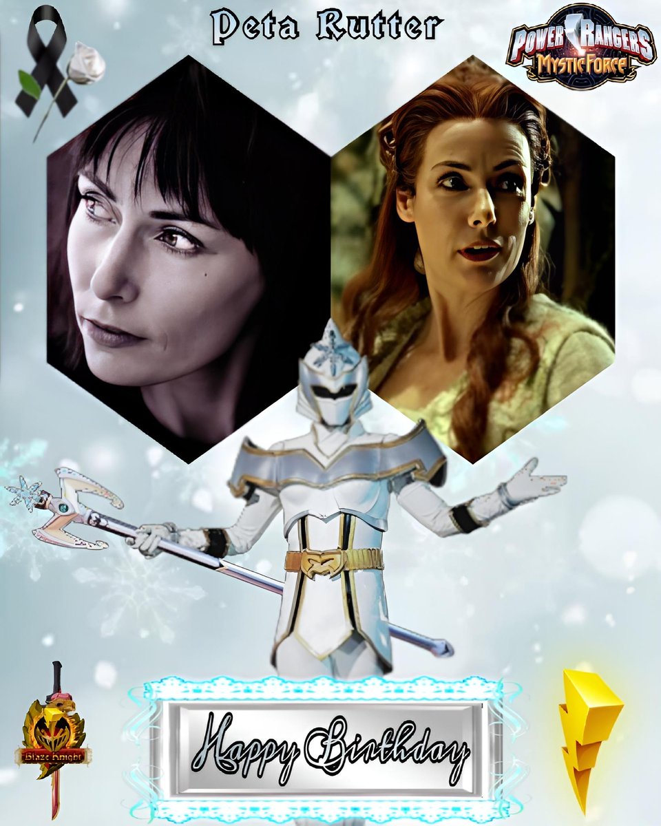 Blaze_Knight95's tweet photo. Happy Morphinominal Birthday to the late #PetaRutter. ๐คโกโ๏ธ๐ฎ๐ฅณ
Wherever she is, we all hope she's being blessed and full of happiness. Hope she celebrates her special day in heaven.
May the power protect her always. โก๐โจ
#PowerRangers #MysticForce #WhiteRangers #Udonna https://t.co/CAZQVefZjP