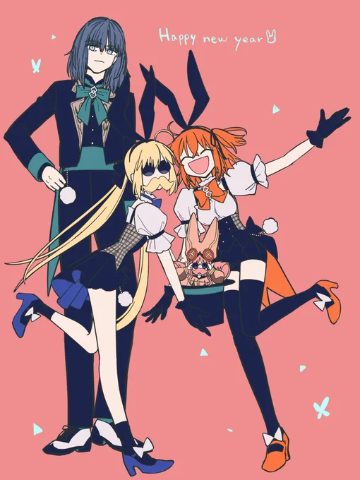 描き納め〜オベロン、ぐだ子、キャス  #FGO 
