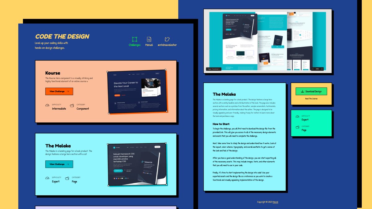 hi, I just launched a new website for developers to practice their skills. It's a collection of UI design challenges that are real-life use cases. 

yeah, it's still in very early stages. built with <a href="/nextjs/">Next.js</a> <a href="/tailwindcss/">Tailwind CSS</a> <a href="/vercel/">Vercel</a> 

codedesign.vercel.app