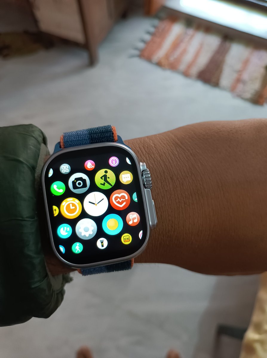 Meet the Official Clone of Apple Watch Ultra from <a href="/Pebble/">Pebble</a> and Competitor of Fire Bolt Gladiator.
Pebble Cosmos Engage or Apple Watch Ultra 🤣♥️ Bagal me fire bolt Phoneix, using from lqst 3 months.