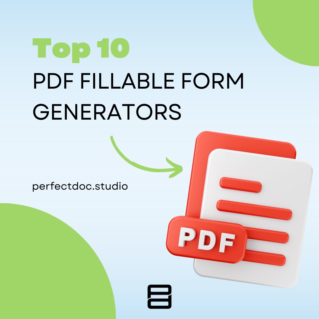 PDocstudio's tweet photo. 1️⃣PERFECT DOC STUDIO 
2️⃣ADOBE FORM CREATOR FILLABLE
3️⃣FOXIT FILLABLE FORM CREATOR
4️⃣PDFILL PDF FORM MAKER
5️⃣JOTFORM – FILLABLE PDF CREATOR ONLINE
6️⃣DOCFLY PDF FILLABLE FORM CREATOR ONLINE
7️⃣SEJDA FREE FILLABLE PDF CREATOR
8️⃣PDFESCAPE 
9️⃣PDFFILLER 
🔟 WUFOO https://t.co/5HuqcLx3hD