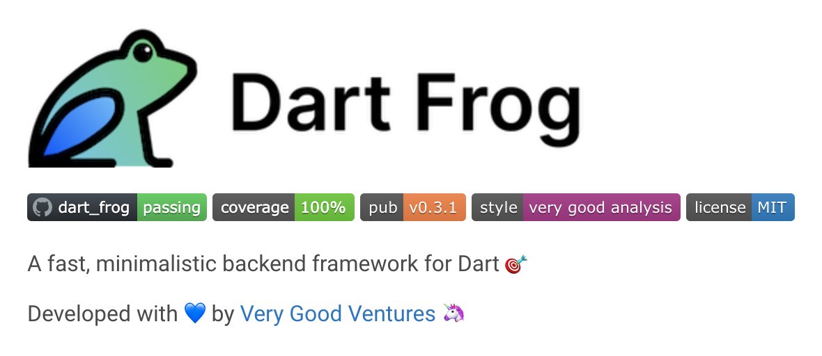 codeonsunday's tweet photo. I'm considering switching from NestJS to Dart Frog for the backend of my game 🤔
Do you have any advice, my @FlutterDev friends? https://t.co/qTriLdPsLP