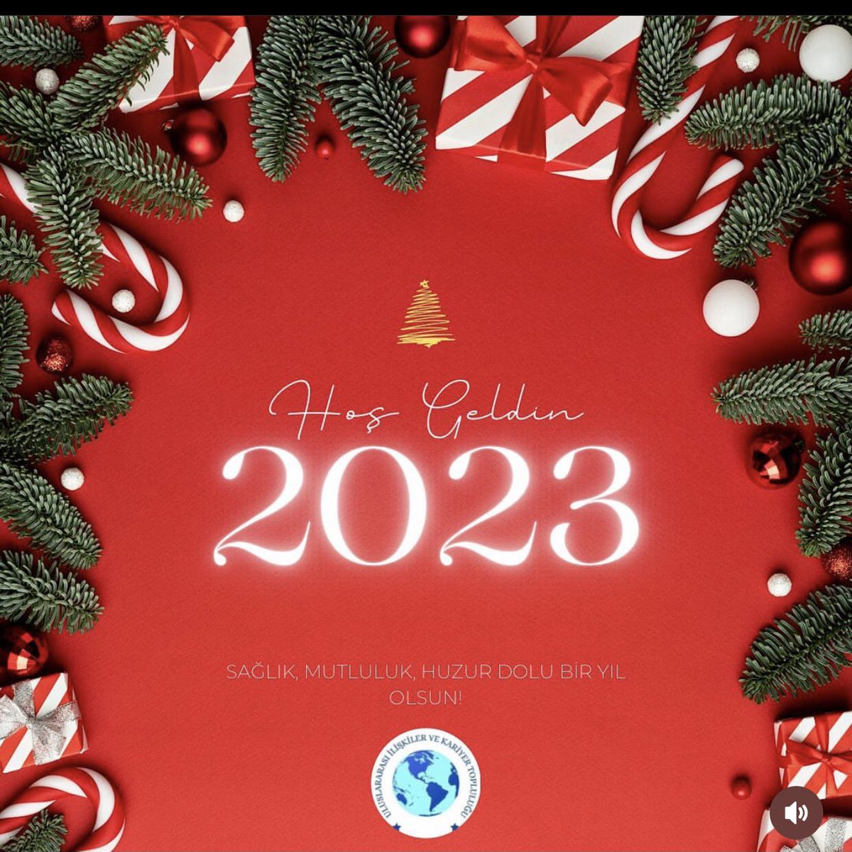 Uluslararası İlişkiler ve Kariyer Topluluğu olarak yeni yılınızı kutluyoruz ✨